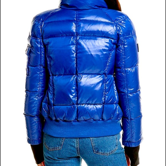 SAM. Freestyle Down Jacket (Bomber) in ROYAL BLUE. - Picture 3 of 6